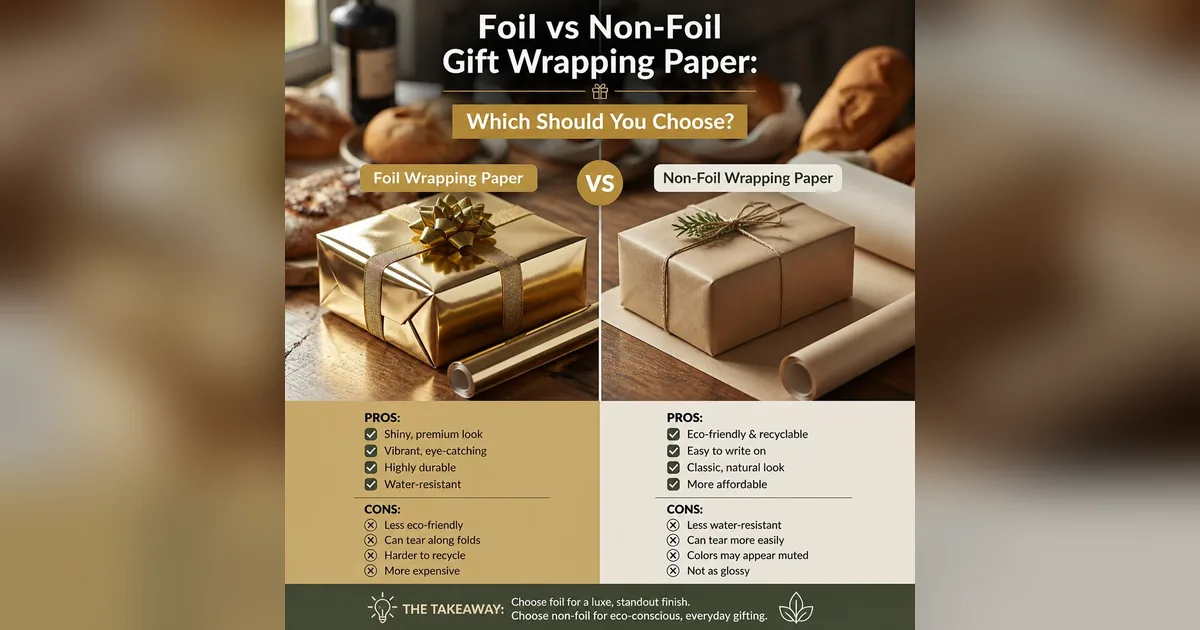 Foil vs Non-Foil Gift Wrapping Paper: Which Should You Choose?